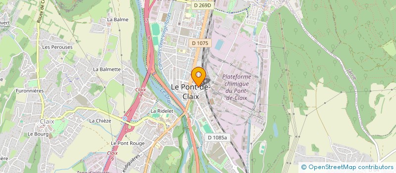 localisation de l'entreprise ETABLISSEMENT-KOSNO-JEAN  LE PONT-DE-CLAIX