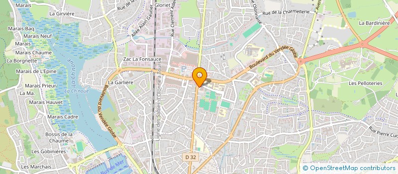 localisation de l'entreprise ETABLISSEMENT LE ROCH à LES SABLES D'OLONNE