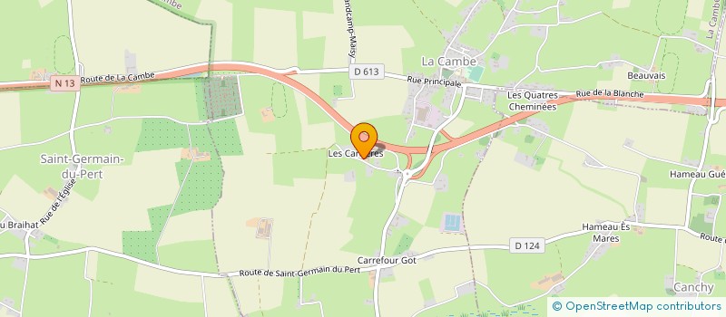 localisation de l'entreprise ETABLISSEMENT LEDENTU  OSMANVILLE