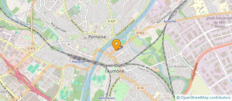 localisation de l'entreprise ETABLISSEMENT LEFFONDRE JEROME à SAINT-OUEN-L'AUMONE