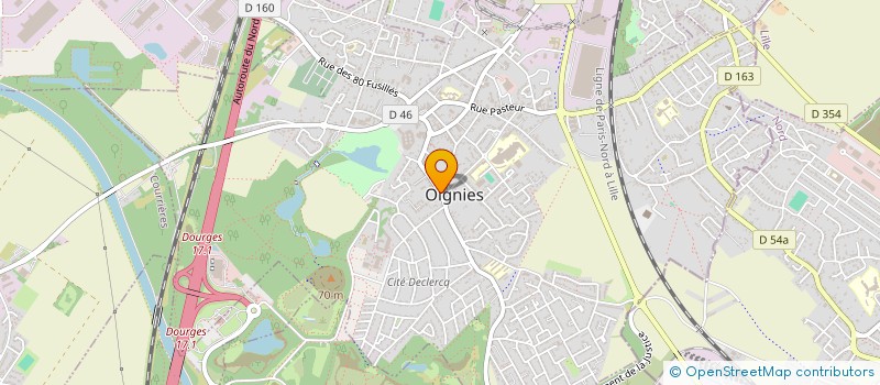 localisation de l'entreprise ETABLISSEMENT LEMAIRE à OIGNIES