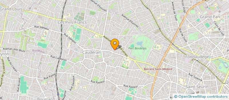 localisation de l'entreprise ETABLISSEMENT LEONARD  BORDEAUX