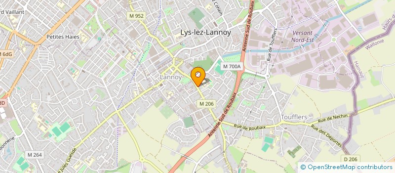 localisation de l'entreprise ETABLISSEMENT LEROY ANCIENS ETS LEROY HORINCQ à LYS-LEZ-LANNOY