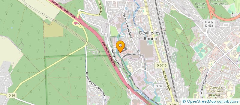 localisation de l'entreprise ETABLISSEMENT LINTZ à DEVILLE-LES-ROUEN