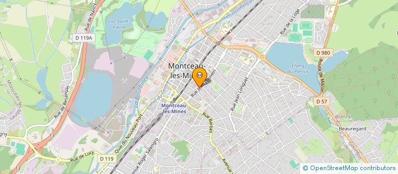 localisation de l'entreprise ETABLISSEMENT LOISON FRERES à MONTCEAU-LES-MINES