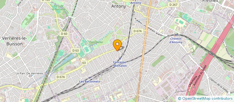 localisation de l'entreprise ETABLISSEMENT LOREL à ANTONY