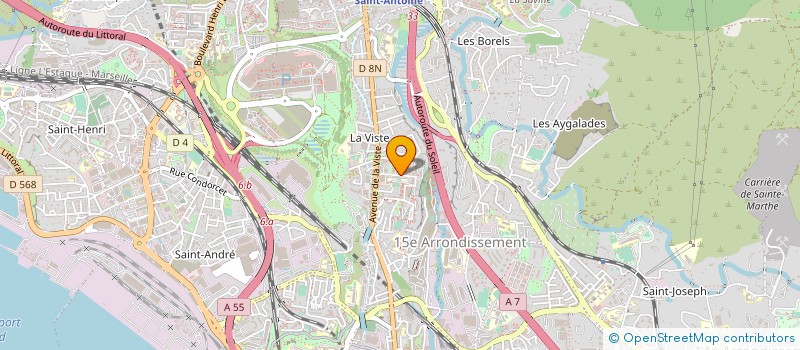 localisation de l'entreprise ETABLISSEMENT LORENZO à MARSEILLE