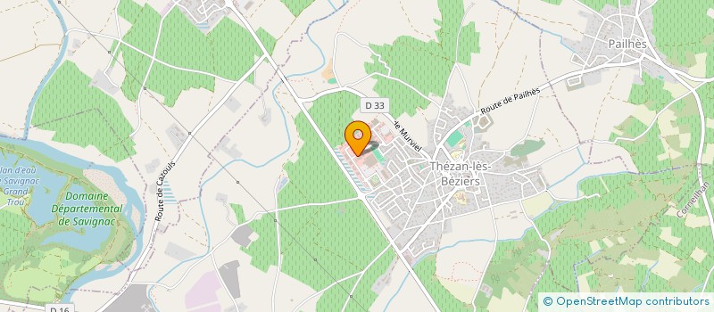 localisation de l'entreprise ETABLISSEMENT LOUVIER  THEZAN-LES-BEZIERS