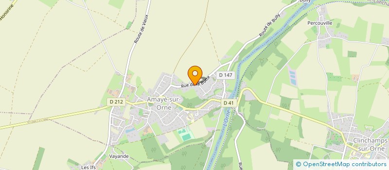 localisation de l'entreprise ETABLISSEMENT MALLET  AMAYE-SUR-ORNE