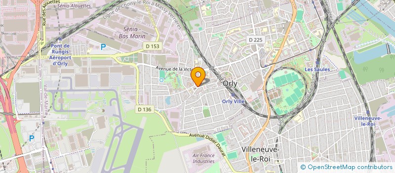 localisation de l'entreprise ETABLISSEMENT MANUEL ALVES à ORLY