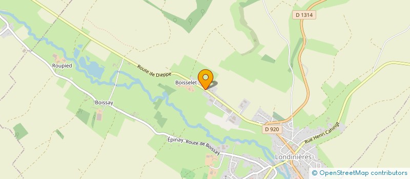localisation de l'entreprise ETABLISSEMENT MATTHEY  OSMOY-SAINT-VALERY