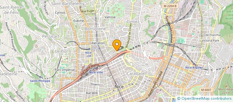 localisation de l'entreprise ETABLISSEMENT MAUFFRAY à NICE