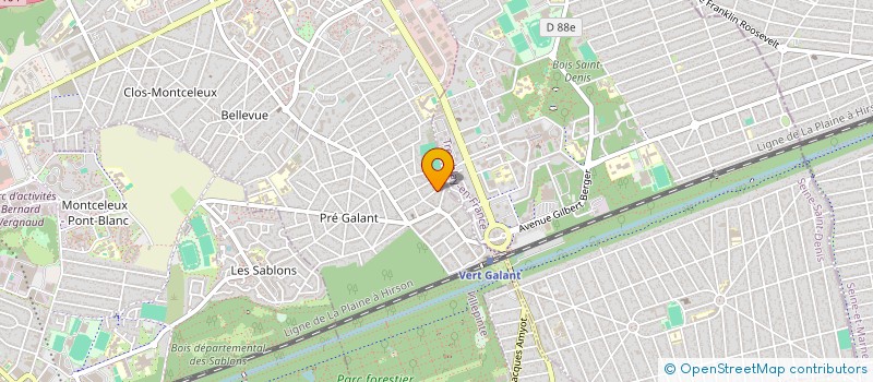 localisation de l'entreprise ETABLISSEMENT MEDERREG  FONTENAY-EN-PARISIS