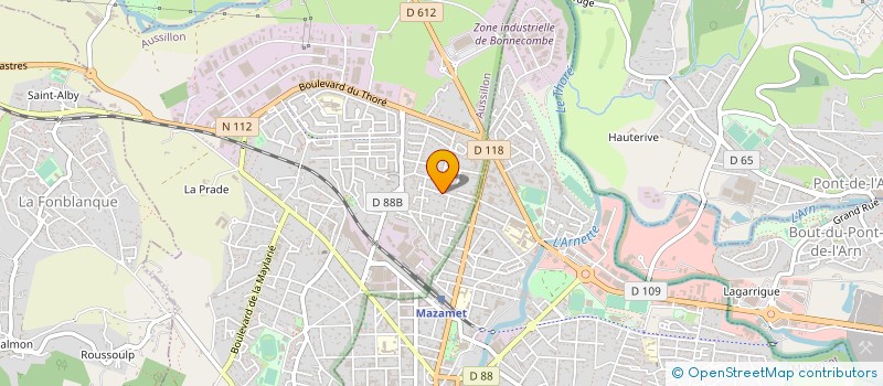 localisation de l'entreprise ETABLISSEMENT MIDI ANCRAGES  CASTRES