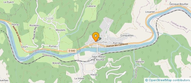 localisation de l'entreprise ETABLISSEMENT MIQUEL à BOUILLAC