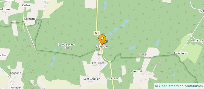 localisation de l'entreprise ETABLISSEMENT MONTGERMONT  TREDION