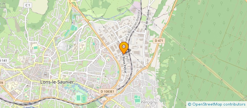 localisation de l'entreprise ETABLISSEMENT MOREL FINANCES - E.M. FINANCES  LONS-LE-SAUNIER