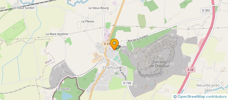 localisation de l'entreprise ETABLISSEMENT MORINEAU à CHAILLOUE