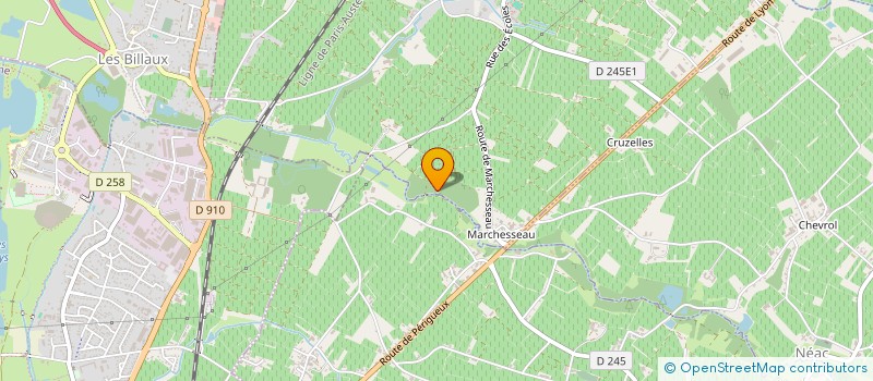 localisation de l'entreprise ETABLISSEMENT MURJAC SARL  LALANDE-DE-POMEROL