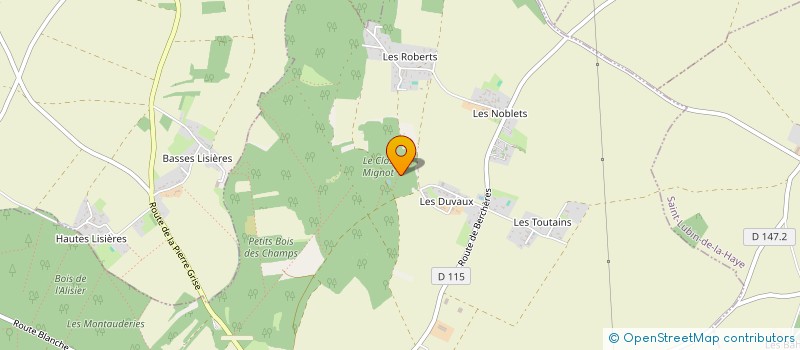 localisation de l'entreprise ETABLISSEMENT NERI à BU