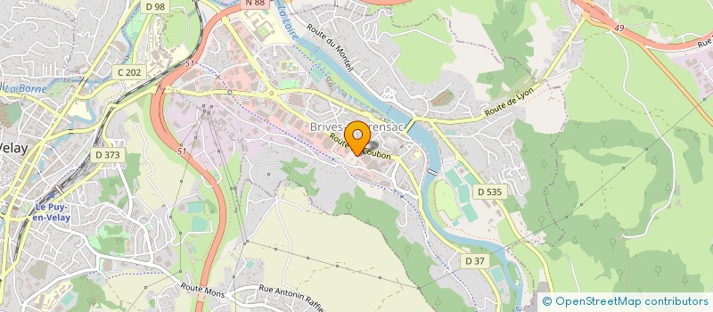 localisation de l'entreprise ETABLISSEMENT PAGES  BRIVES-CHARENSAC