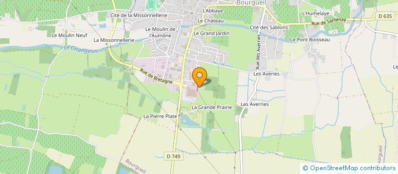 localisation de l'entreprise ETABLISSEMENT PAUL BAILLOU  BOURGUEIL