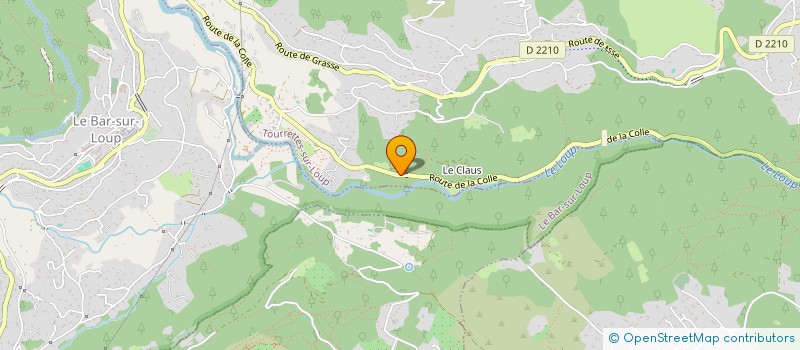 localisation de l'entreprise ETABLISSEMENT PELISSIE à TOURRETTES-SUR-LOUP