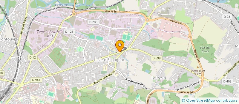 localisation de l'entreprise ETABLISSEMENT PERIN  L'ISLE-D'ESPAGNAC