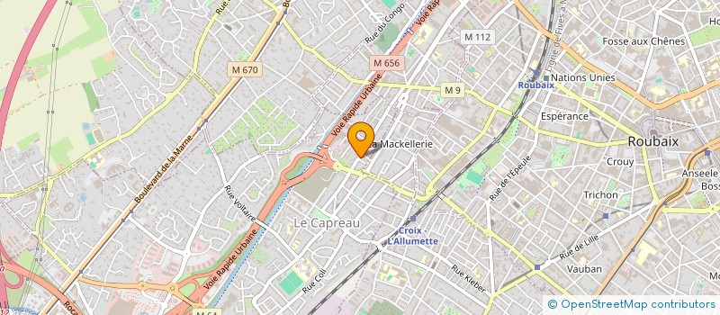 localisation de l'entreprise ETABLISSEMENT PIECES CHAUFFAGE  WASQUEHAL