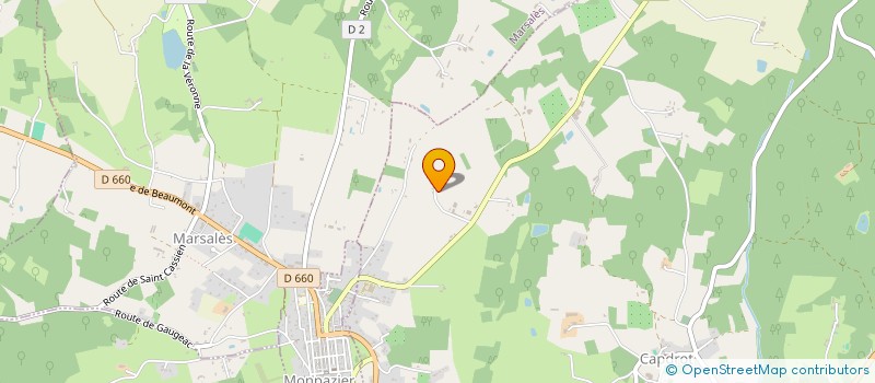 localisation de l'entreprise ETABLISSEMENT PIERRE VERGNES ET FILS à CAPDROT