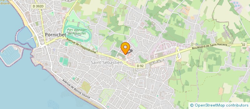 localisation de l'entreprise ETABLISSEMENT PINARD ASSOCIES  PORNICHET