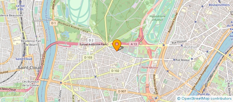 localisation de l'entreprise ETABLISSEMENT POUR ETUDES CULTURELLES  BOULOGNE-BILLANCOURT