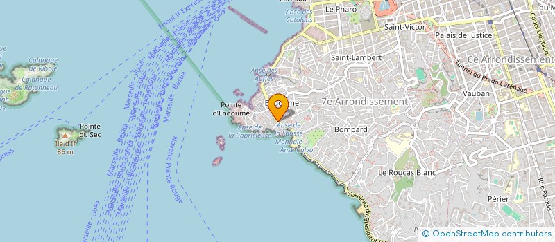 localisation de l'entreprise ETABLISSEMENT PRADO à MARSEILLE