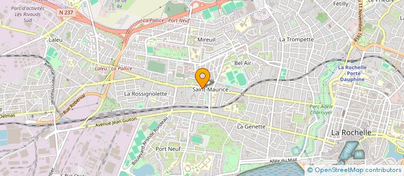 localisation de l'entreprise ETABLISSEMENT PROUTEAU à LA ROCHELLE