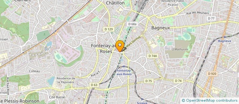 localisation de l'entreprise ETABLISSEMENT PUBLIC ADMINISTRATIF CCJL à FONTENAY AUX ROSES