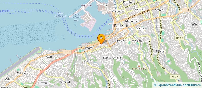 localisation de l'entreprise ETABLISSEMENT PUBLIC AMENAGEMENT DEVELOPPEMENT à PAPEETE