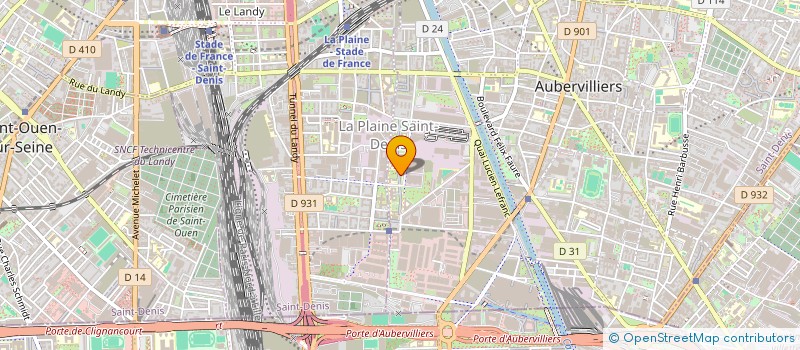 localisation de l'entreprise ETABLISSEMENT PUBLIC CAMPUS CONDORCET  AUBERVILLIERS