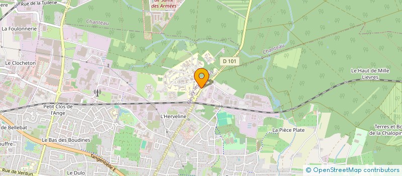 localisation de l'entreprise ETABLISSEMENT PUBLIC DE SANTE MENTALE DU LOIRET GEORGES DAUMEZON à FLEURY-LES-AUBRAIS