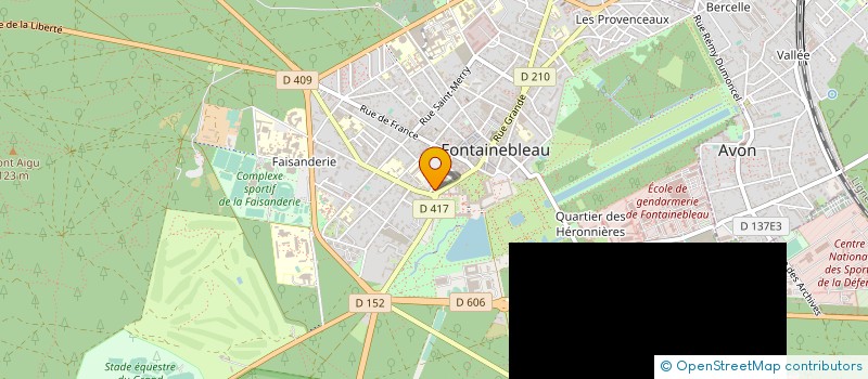 localisation de l'entreprise ETABLISSEMENT PUBLIC DU CHATEAU DE FONTAINEBLEAU à FONTAINEBLEAU