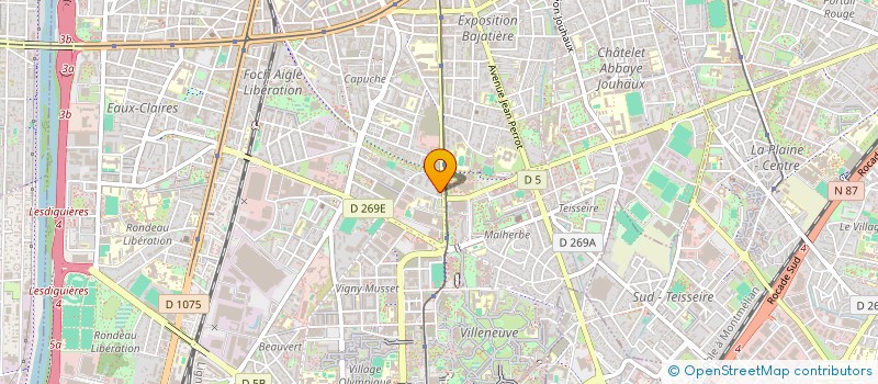 localisation de l'entreprise ETABLISSEMENT PUBLIC DU SCHEMA DE COHERENCE TERRITORIALE DE LA GRANDE REGION DE GRENOBLE  GRENOBLE