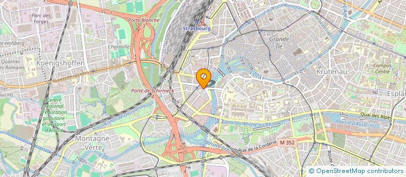 localisation de l'entreprise ETABLISSEMENT PUBLIC FONCIER D'ALSACE à STRASBOURG