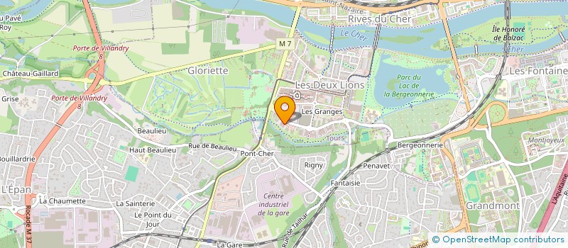 localisation de l'entreprise ETABLISSEMENT PUBLIC FONCIER LOCAL DU VAL DE LOIRE  TOURS