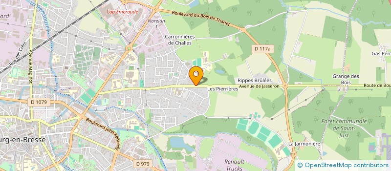localisation de l'entreprise ETABLISSEMENT PUBLIC LOCAL D'ENSEIGNEMENT ET DE FORMATION PROFESSIONNELLE AGRICOLES DE BOURG-EN-BRESSE à BOURG-EN-BRESSE