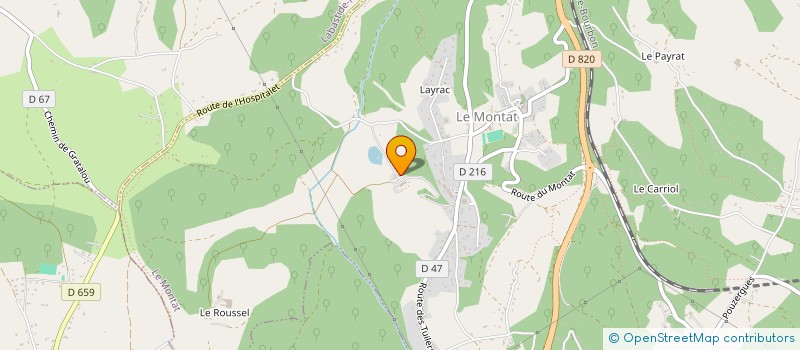 localisation de l'entreprise ETABLISSEMENT PUBLIC LOCAL D'ENSEIGNEMENT ET DE FORMATION PROFESSIONNELLE AGRICOLES DE CAHORS à LE MONTAT