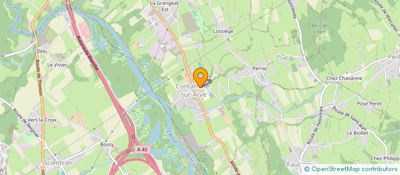 localisation de l'entreprise ETABLISSEMENT PUBLIC LOCAL D'ENSEIGNEMENT ET DE FORMATION PROFESSIONNELLE AGRICOLES DE CONTAMINE-SUR-ARVE  CONTAMINE-SUR-ARVE