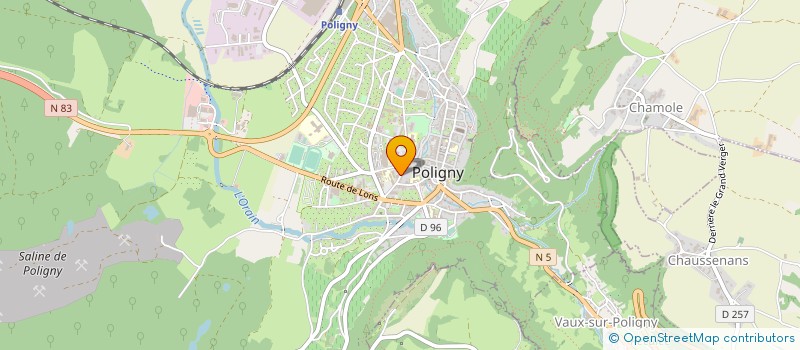 localisation de l'entreprise ETABLISSEMENT PUBLIC LOCAL D'ENSEIGNEMENT ET DE FORMATION PROFESSIONNELLE AGRICOLES DE MAMIROLLE-POLIGNY à POLIGNY