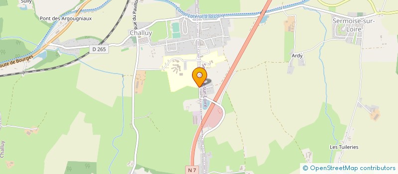 localisation de l'entreprise ETABLISSEMENT PUBLIC LOCAL D'ENSEIGNEMENT ET DE FORMATION PROFESSIONNELLE AGRICOLES DE NEVERS-COSNE-PLAGNY à CHALLUY