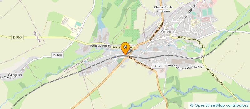 localisation de l'entreprise ETABLISSEMENT PUBLIC LOCAL D'ENSEIGNEMENT ET DE FORMATION PROFESSIONNELLE AGRICOLES DE VERVINS à FONTAINE-LES-VERVINS