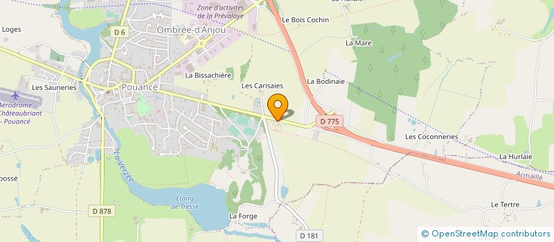 localisation de l'entreprise ETABLISSEMENT PUBLIC MEDICO-SOCIAL DE L'ANJOU à OMBREE D'ANJOU