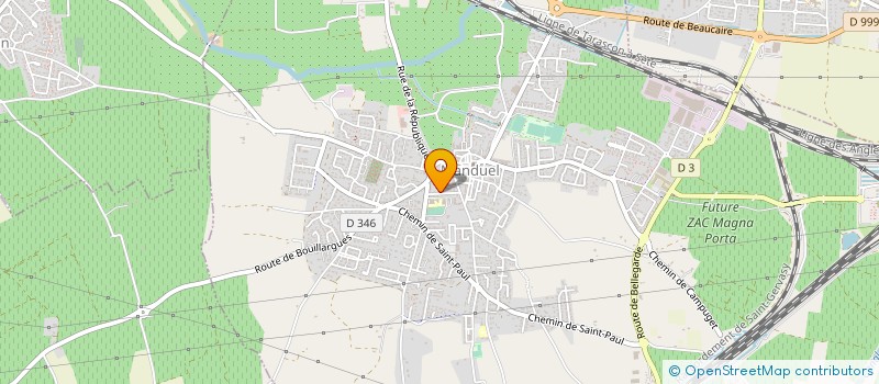 localisation de l'entreprise ETABLISSEMENT PUBLIC MEDICO-SOCIAL INTERCOMMUNAL à REDESSAN